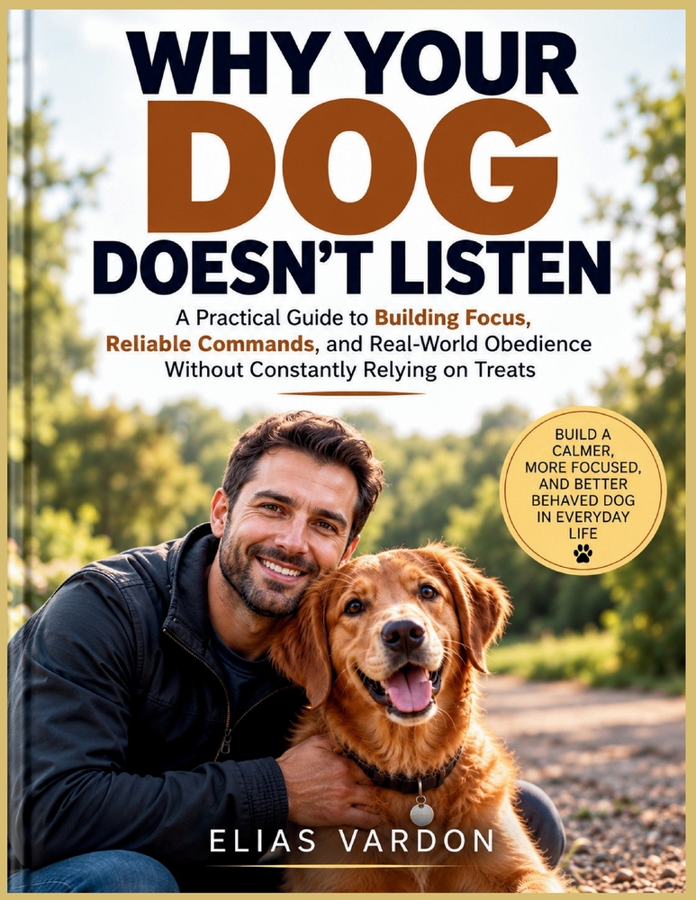 Why your dog doesn't listen: A practical guide to building focus, reliable commands, and real-world obedience without constantly relying on treats cover