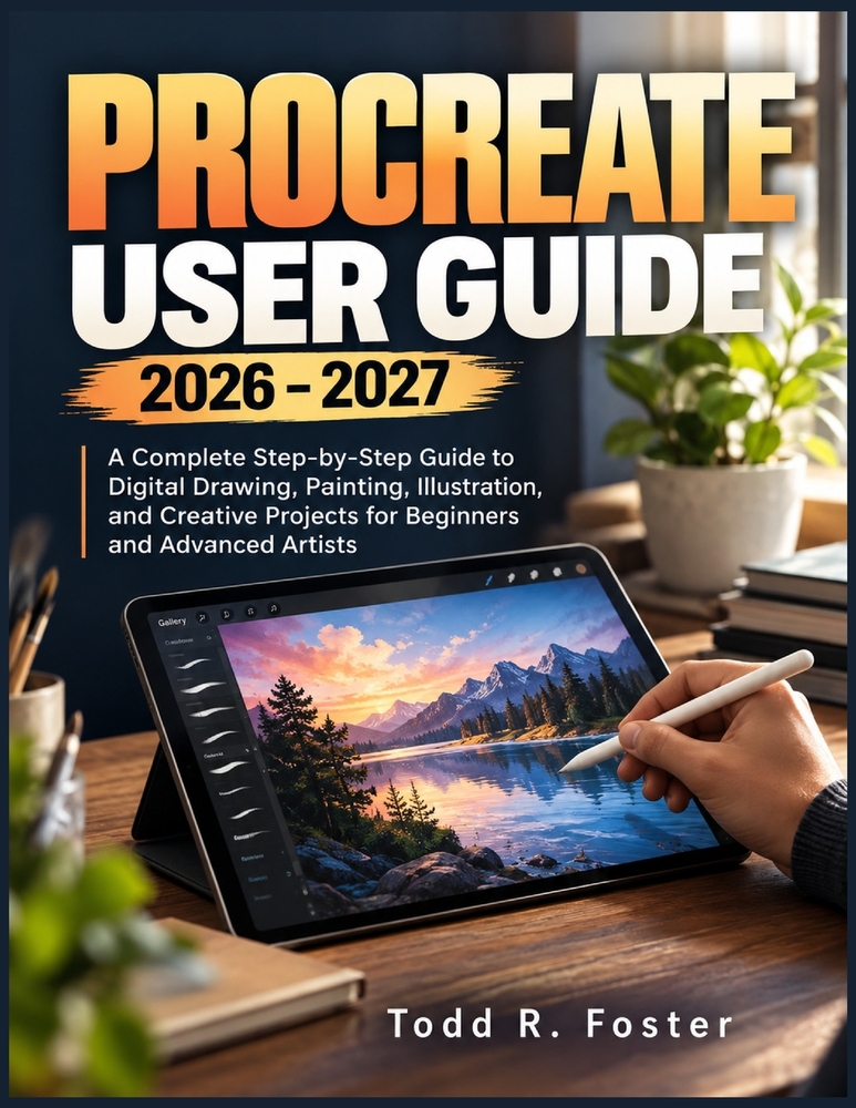 Procreate User Guide 2026 2027: A Complete Step-by-Step Guide to Digital Drawing, Painting, Illustration, and Creative Projects for Beginners and Adva cover