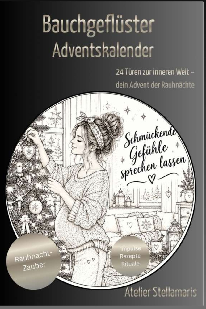 Bauchgeflüster: Adventskalender für Schwangere cover