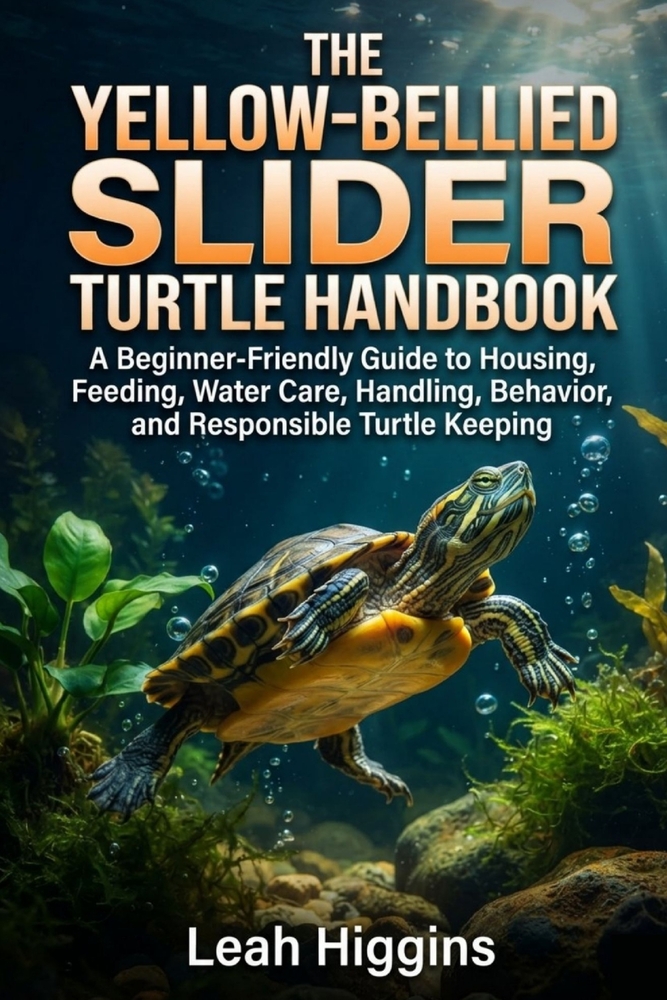 The Yellow-Bellied Slider Turtle Handbook: A Beginner-Friendly Guide to Housing, Feeding, Water Care, Handling, Behavior, and Responsible Turtle Keepi cover