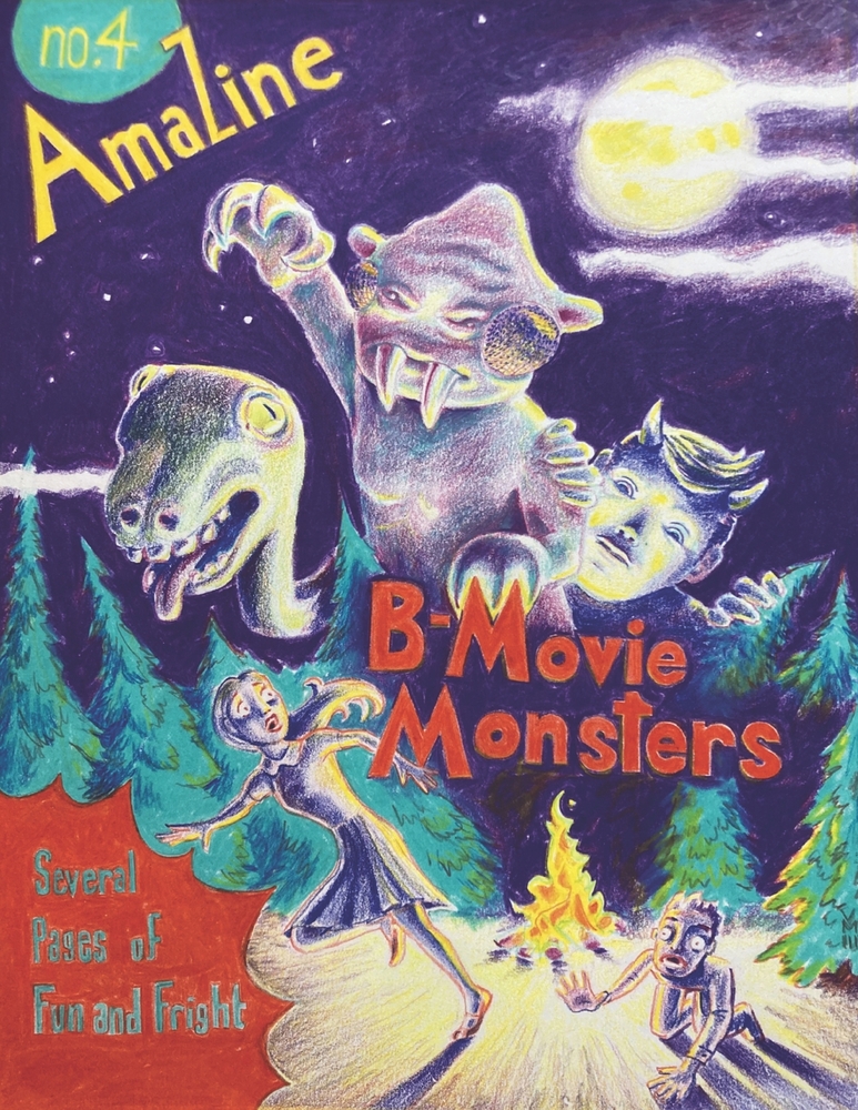 AmaZine B-Movie Monsters: Several pages of Fun and Fright cover