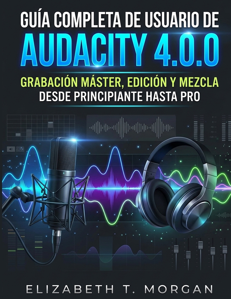 Guía completa de usuario de Audacity 4.0.0: Grabación Máster, Edición y Mezcla desde Principiante hasta Pro cover