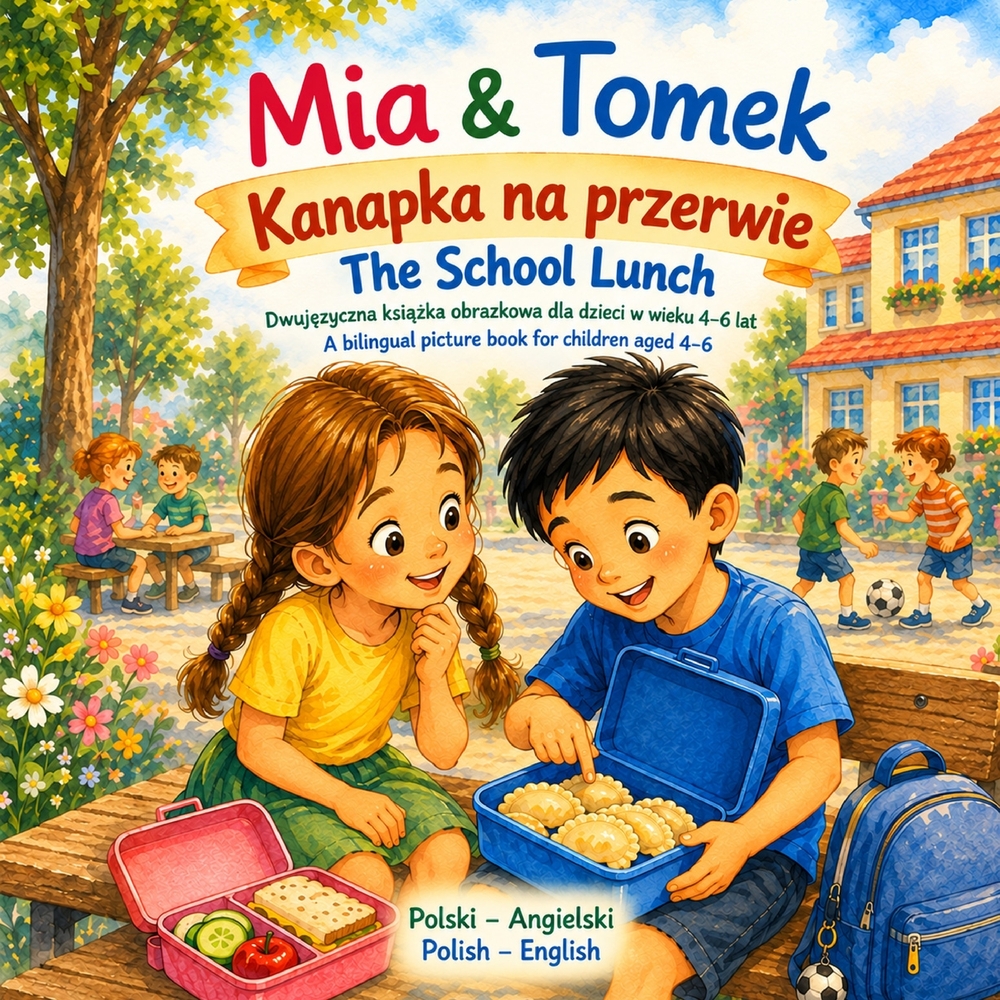 Mia and Tomek - Kanapka na przerwie: The school lunch cover