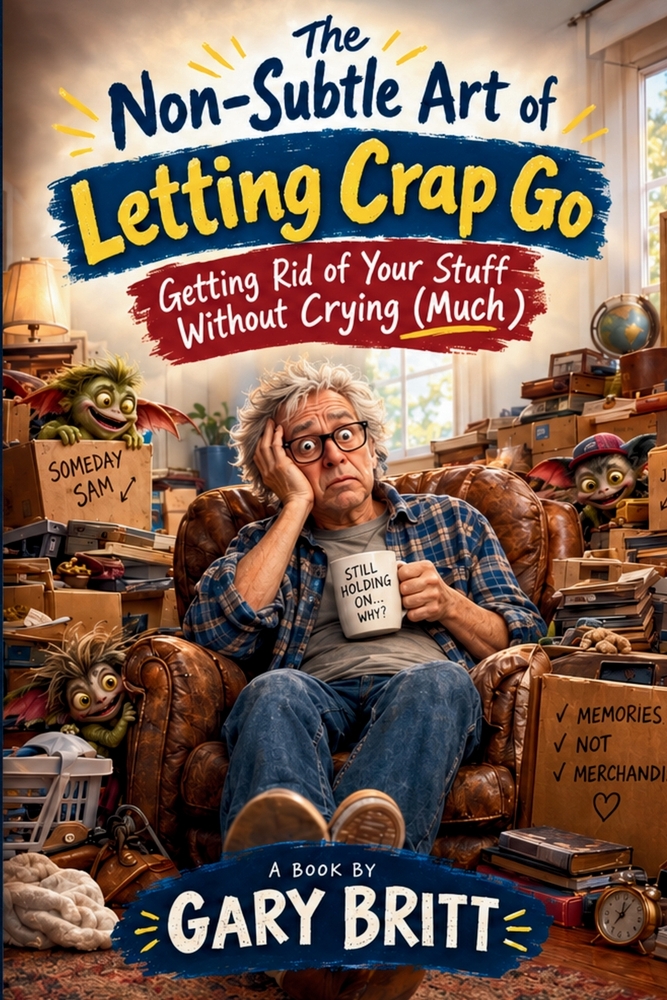 The Non-Subtle Art of Letting Crap Go: Getting Rid of Your Stuff Without Crying (Much) cover