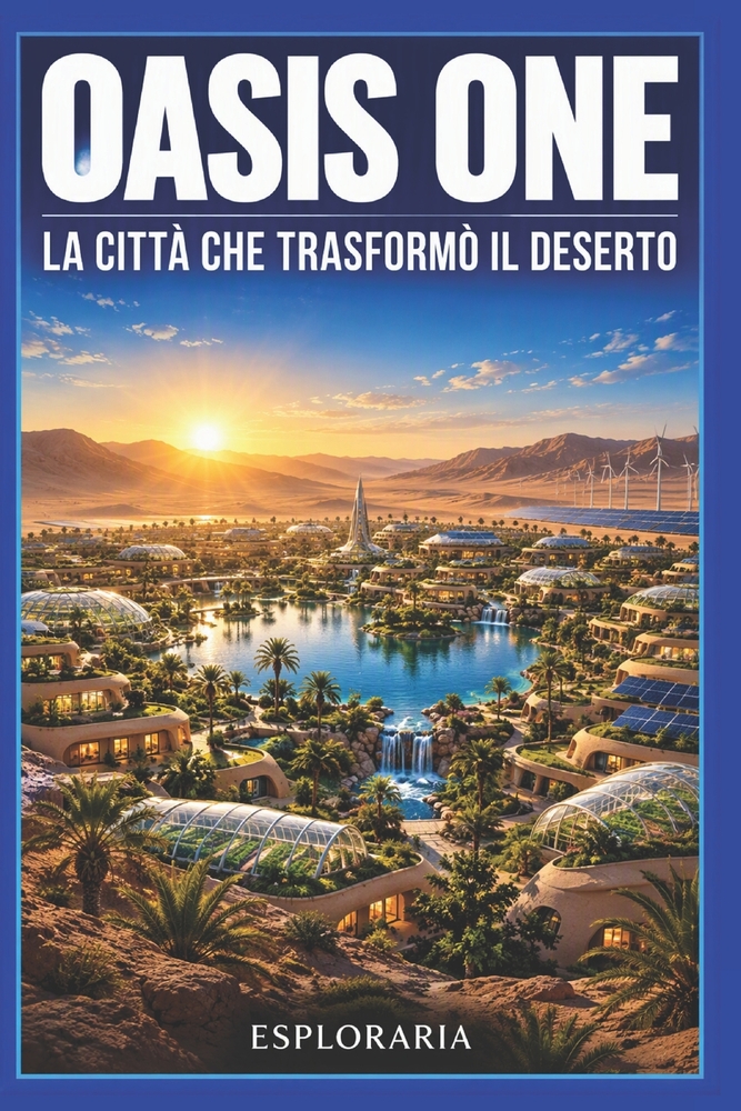 OASIS ONE La città che trasformò il deserto: Come un gruppo di imprenditori visionari costruì nel 2028 il primo modello di città sostenibile replicabi cover