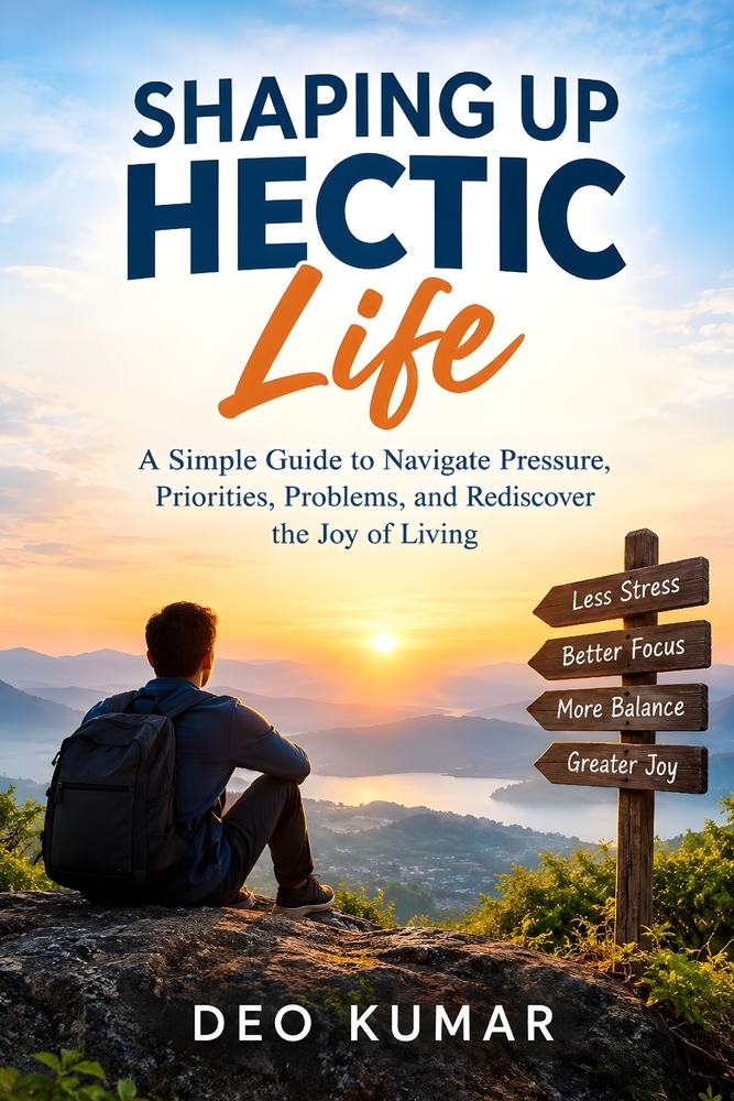 Shaping Up Hectic Life: A Simple Guide to Navigate Pressure, Priorities, Problems, and Rediscover the Joy of Living cover