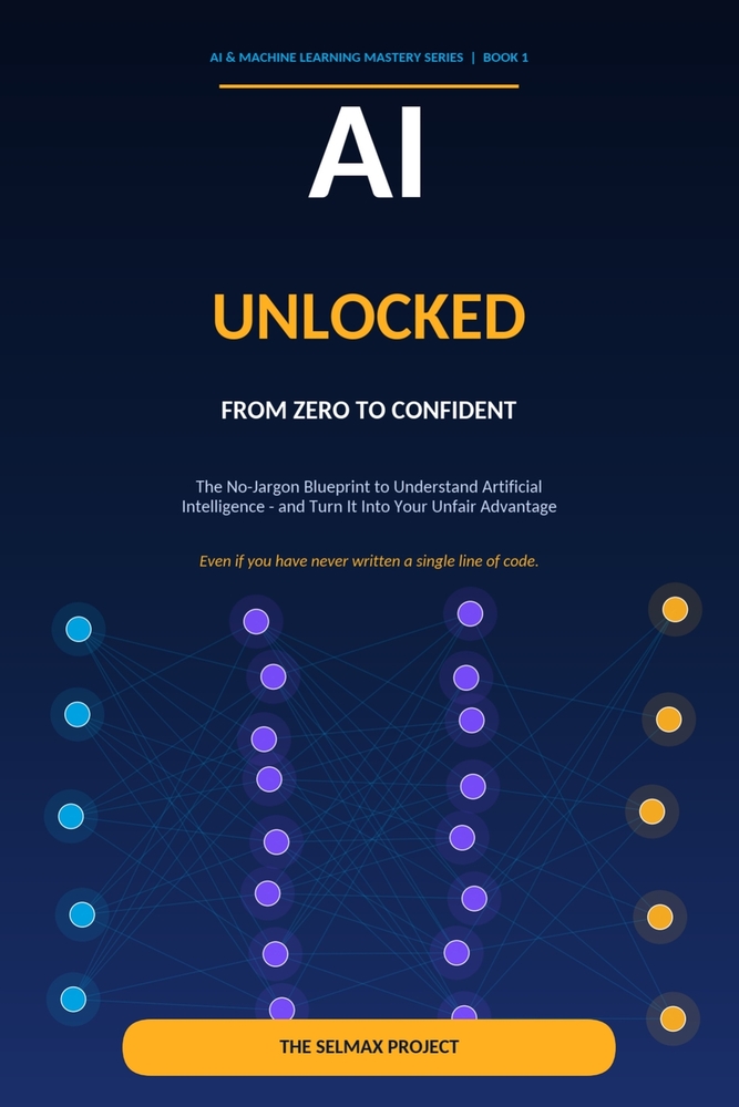 AI Unlocked: From Zero to Confident: The No-Jargon Beginner's Guide to Understanding AI, Using It Smarter, and Building Your Unfair Advantage (With Qu cover