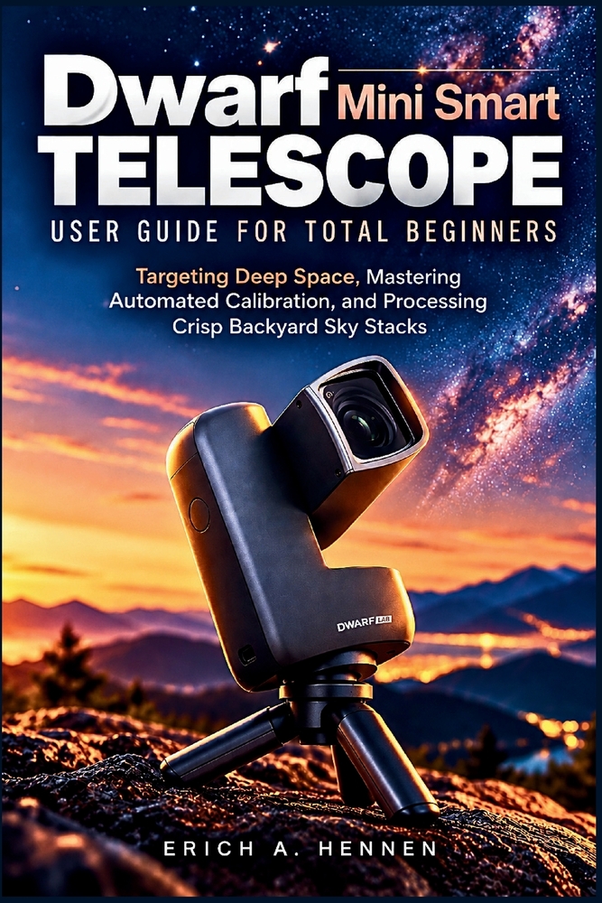 Dwarf Mini Smart Telescope User Guide for Total Beginners: Targeting Deep Space, Mastering Automated Calibration, and Processing Crisp Backyard Sky St cover