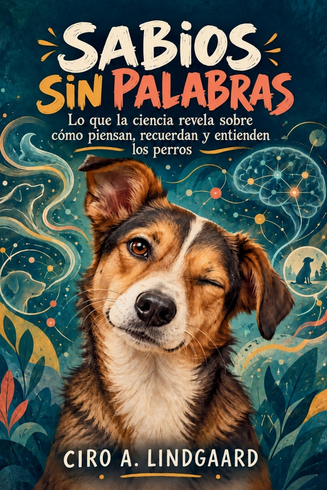 SABIOS SIN PALABRAS. Lo que la ciencia revela sobre cómo piensan, recuerdan y entienden los perros: Cognición canina para comprender su memoria y cond cover
