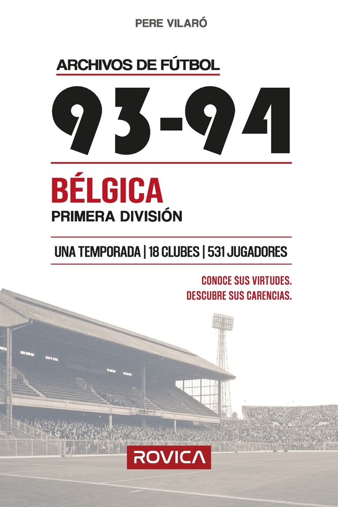 93-94 Bélgica - Primera División cover