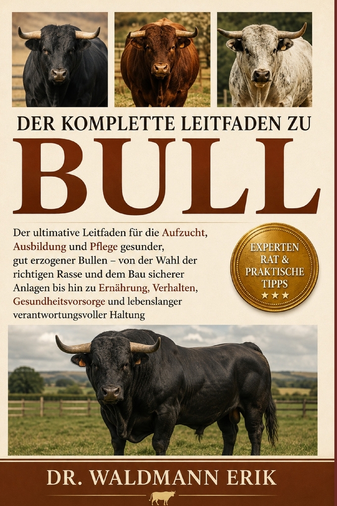 Der Komplette Leitfaden Zu Bull: Der ultimative Leitfaden für die Aufzucht, Ausbildung und Pflege gesunder....Gesundheitsvorsorge und lebenslanger ver cover