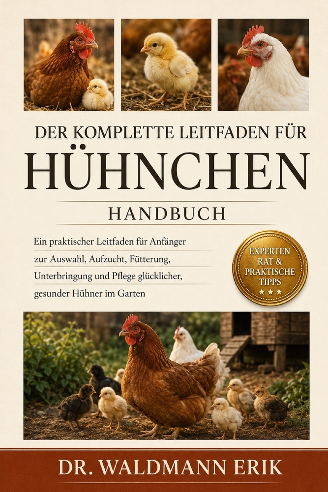 Der Komplette Leitfaden Für Hühnchen: Ein praktischer Leitfaden für Anfänger zur Auswahl, Aufzucht, Fütterung...glücklicher, gesunder Hühner im Garten cover
