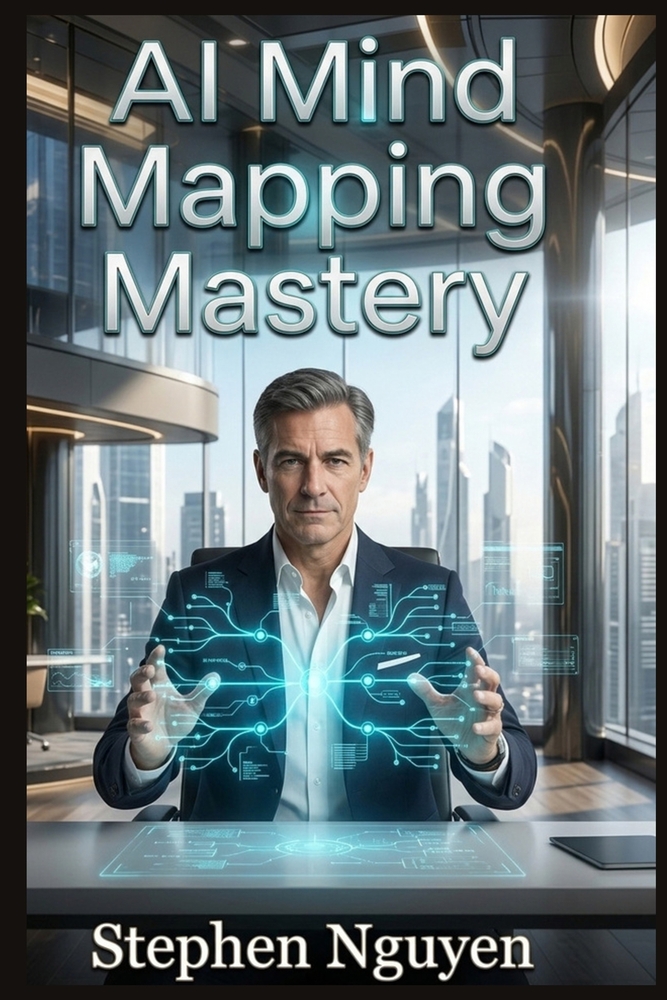 AI Mind Mapping Mastery: A practical guide to using AI-powered mind mapping tools to organize ideas, boost memory, improve focus, and work smarter at cover
