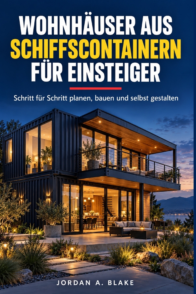 Wohnhäuser aus Schiffscontainern für Einsteiger: Schritt für Schritt planen, bauen und selbst gestalten cover