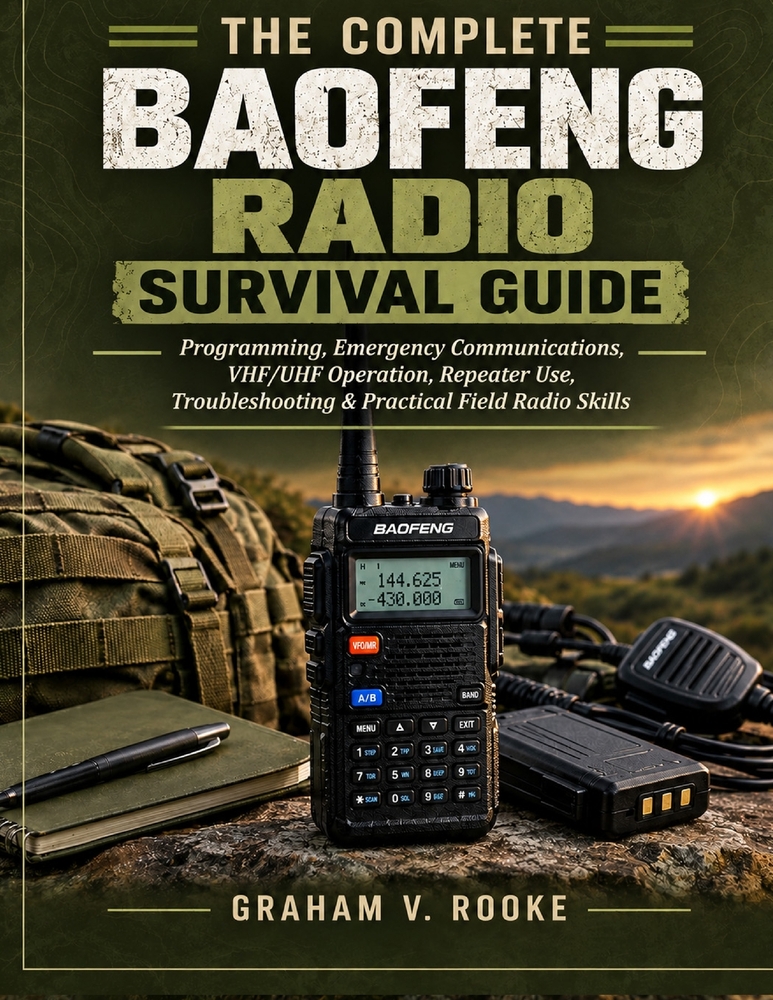 The Complete Baofeng Radio Survival Guide: Programming, Emergency Communications, VHF/UHF Operation, Repeater Use, Troubleshooting & Practical Field R cover