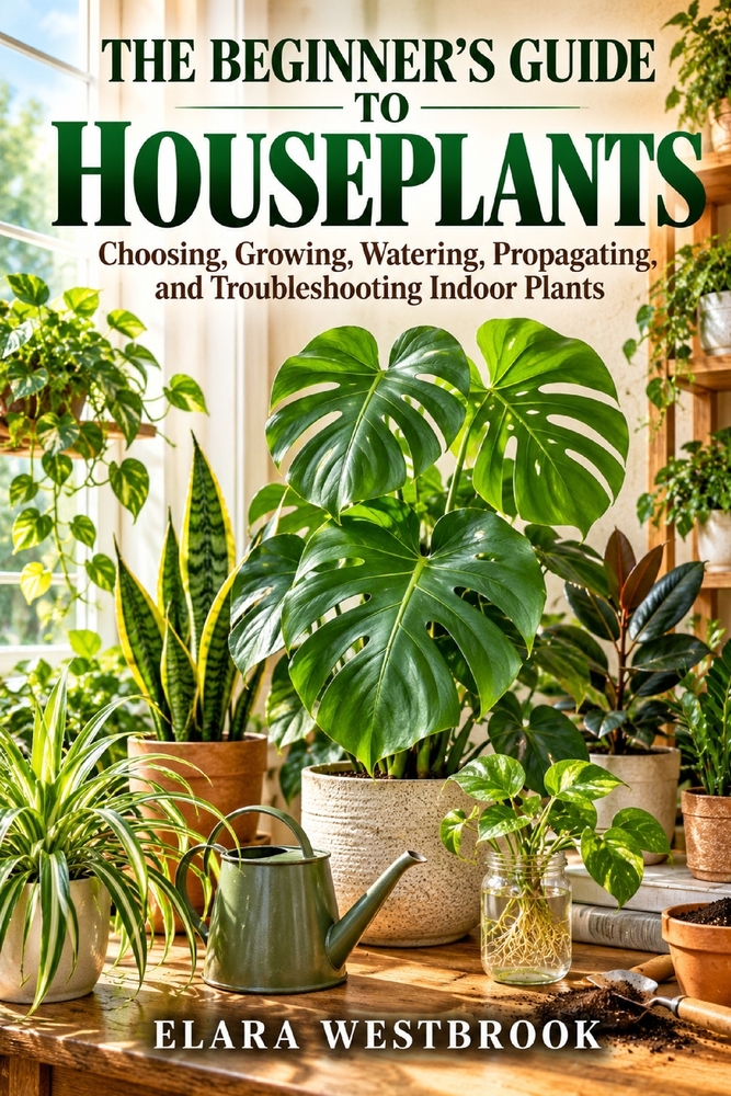 The Beginner's Guide to Houseplants: Choosing, Growing, Watering, Propagating, and Troubleshooting Indoor Plants cover