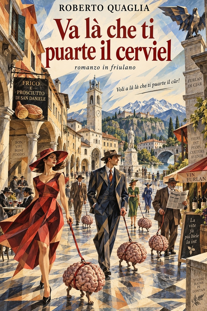 Va là che ti puarte il cerviel: romanzo in friulano con testo italiano a fronte cover