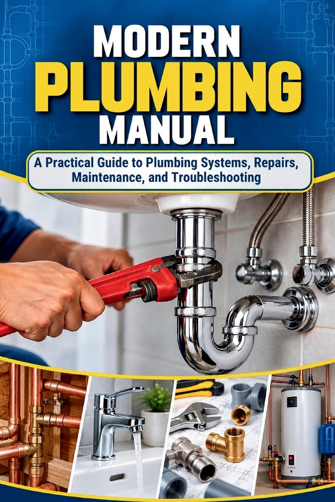 Modern Plumbing Manual: A Practical Guide to Plumbing Systems, Repairs, Maintenance, and Troubleshooting cover
