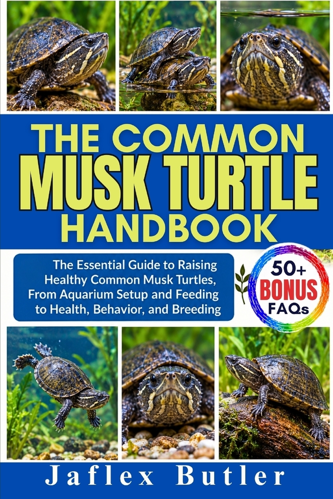 The Common Musk Turtle Handbook: The Essential Guide to Raising Healthy Common Musk Turtles, From Aquarium Setup and Feeding to Health, Behavior, and cover