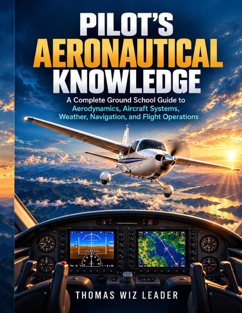 Pilot's Aeronautical Knowledge: A Complete Ground School Guide to Aerodynamics, Aircraft Systems, Weather, Navigation, and Flight Operations cover