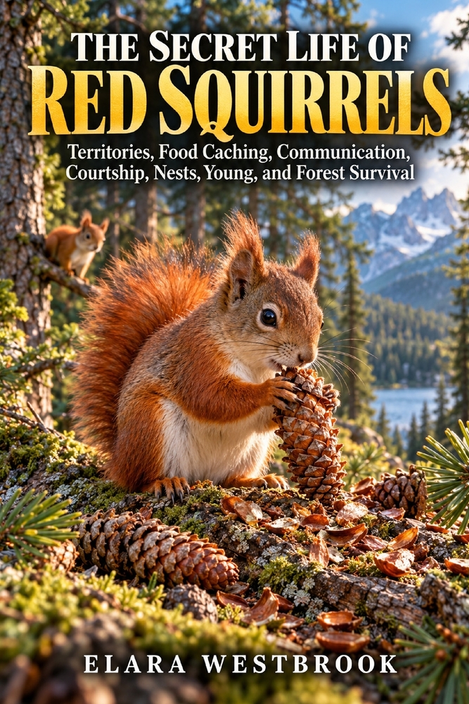 The Secret Life of Red Squirrels: Territories, Food Caching, Communication, Courtship, Nests, Young, and Forest Survival cover