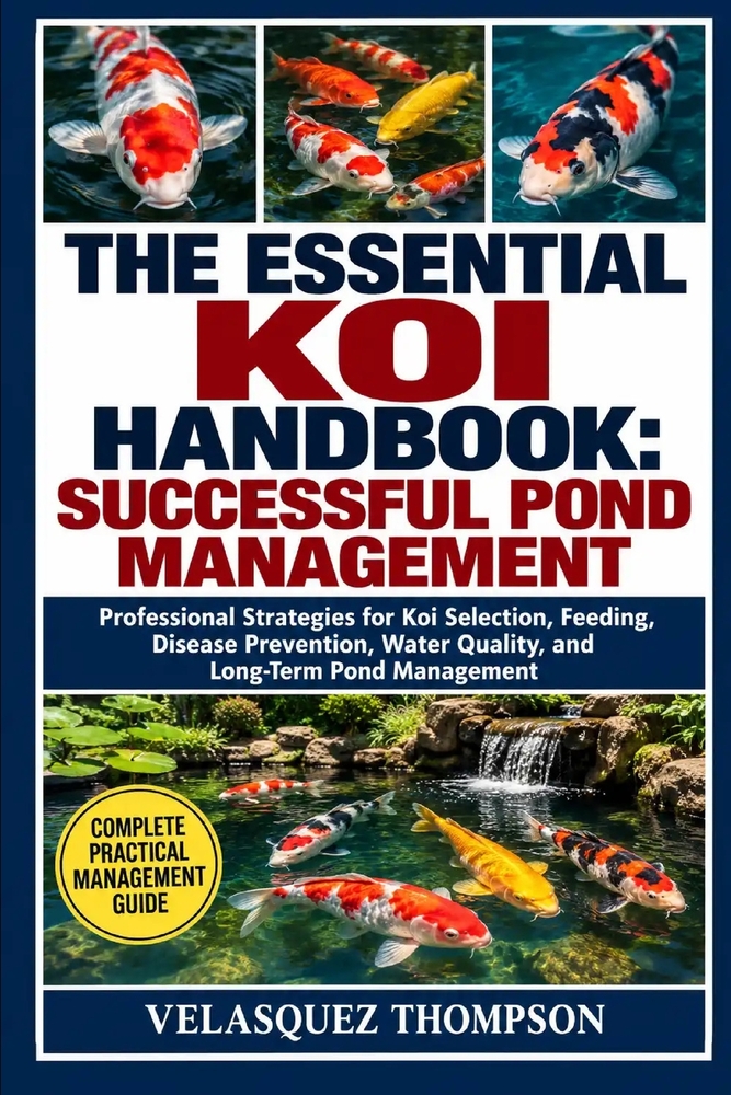 The Essential Koi Handbook: SUCCESSFUL POND MANAGEMENT: Professional Strategies for Koi Selection, Feeding, Disease Prevention, Water Quality, and Lon cover