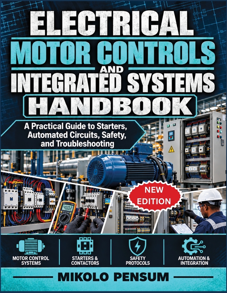 Electrical Motor Controls And Integrated Systems Handbook: A Practical Guide to Starters, Automated Circuits, Safety, and Troubleshooting cover