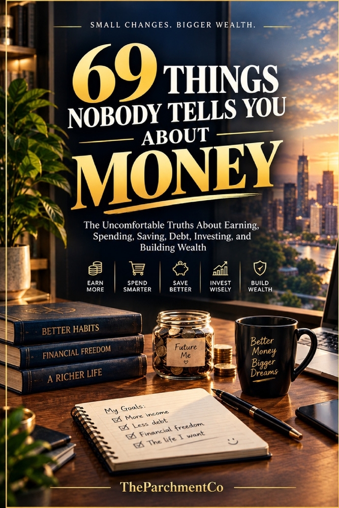 69 Things Nobody Tells You About Money: Personal Finance, Saving Money, Debt, Investing, and the Habits That Build Wealth cover