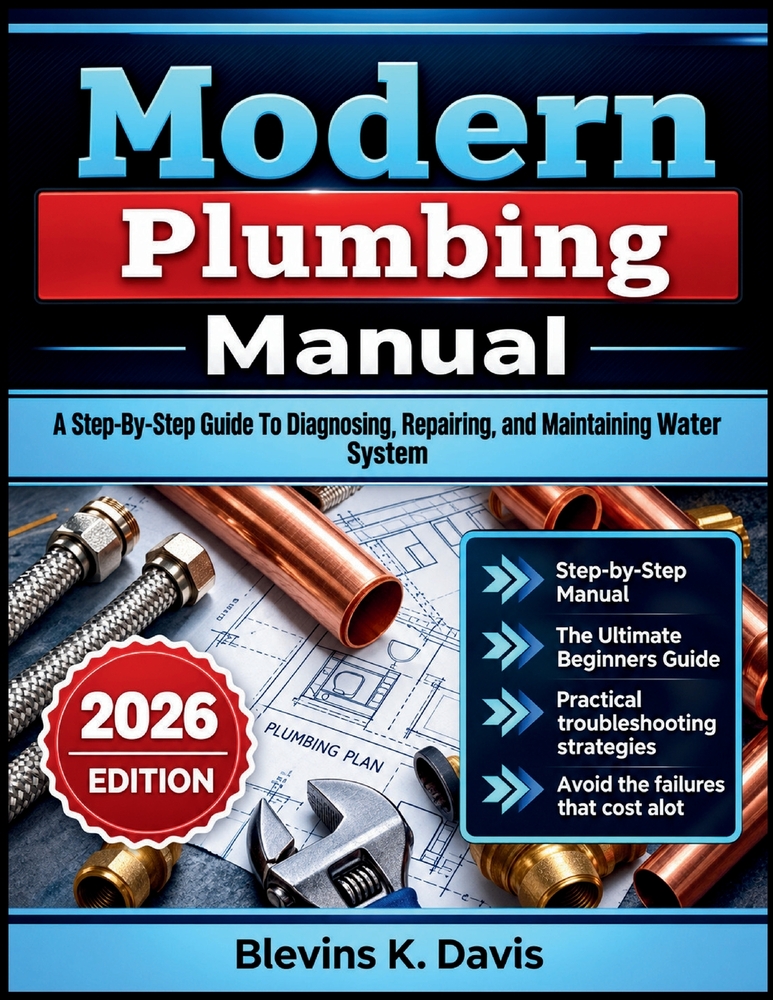 Modern Plumbing Manual: A Step-By-Step Guide To Diagnosing, Repairing, and Maintaining Water System cover