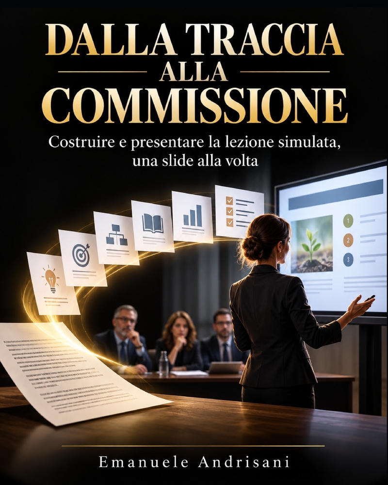 Dalla Traccia Alla Commissione: Costruire e presentare la lezione simulata, una slide alla volta cover