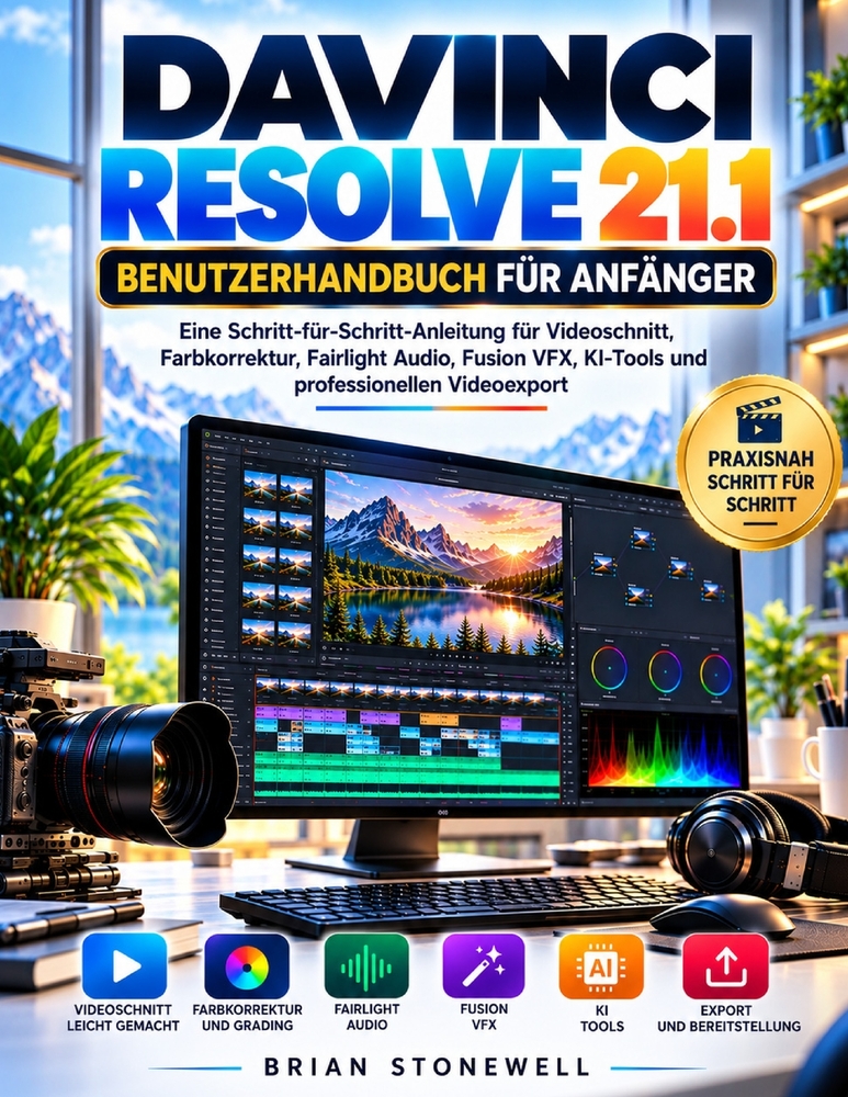 DaVinci Resolve 21.1 Benutzerhandbuch Für Anfänger cover