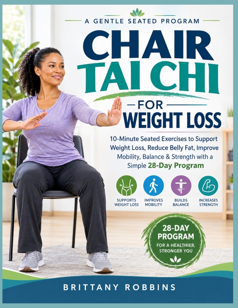 Chair Tai CHI for Weight Loss: 10-Minute Seated Exercises to Support Weight Loss, Reduce Belly Fat, Improve Mobility, Balance & Strength with a Simple cover
