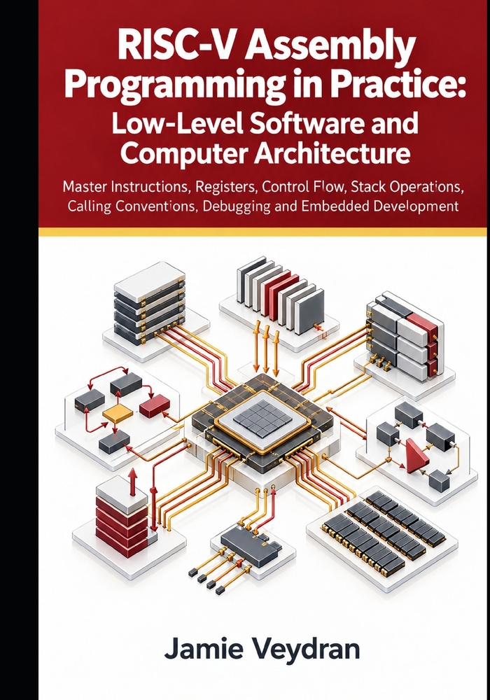 RISC-V Assembly Programming in Practice: Low-Level Software and Computer Architectu: Master Instructions, Registers, Control Flow, Stack Operations, C cover