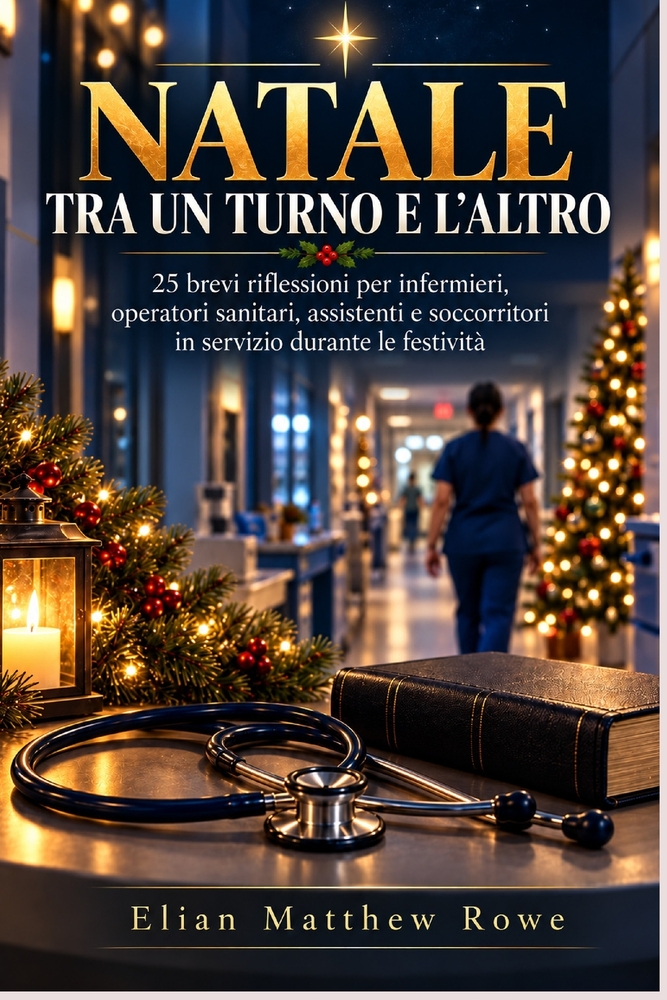 Natale Tra Un Turno E l'Altro: 25 brevi riflessioni per infermieri, operatori sanitari, assistenti e soccorritori in servizio durante le festività cover