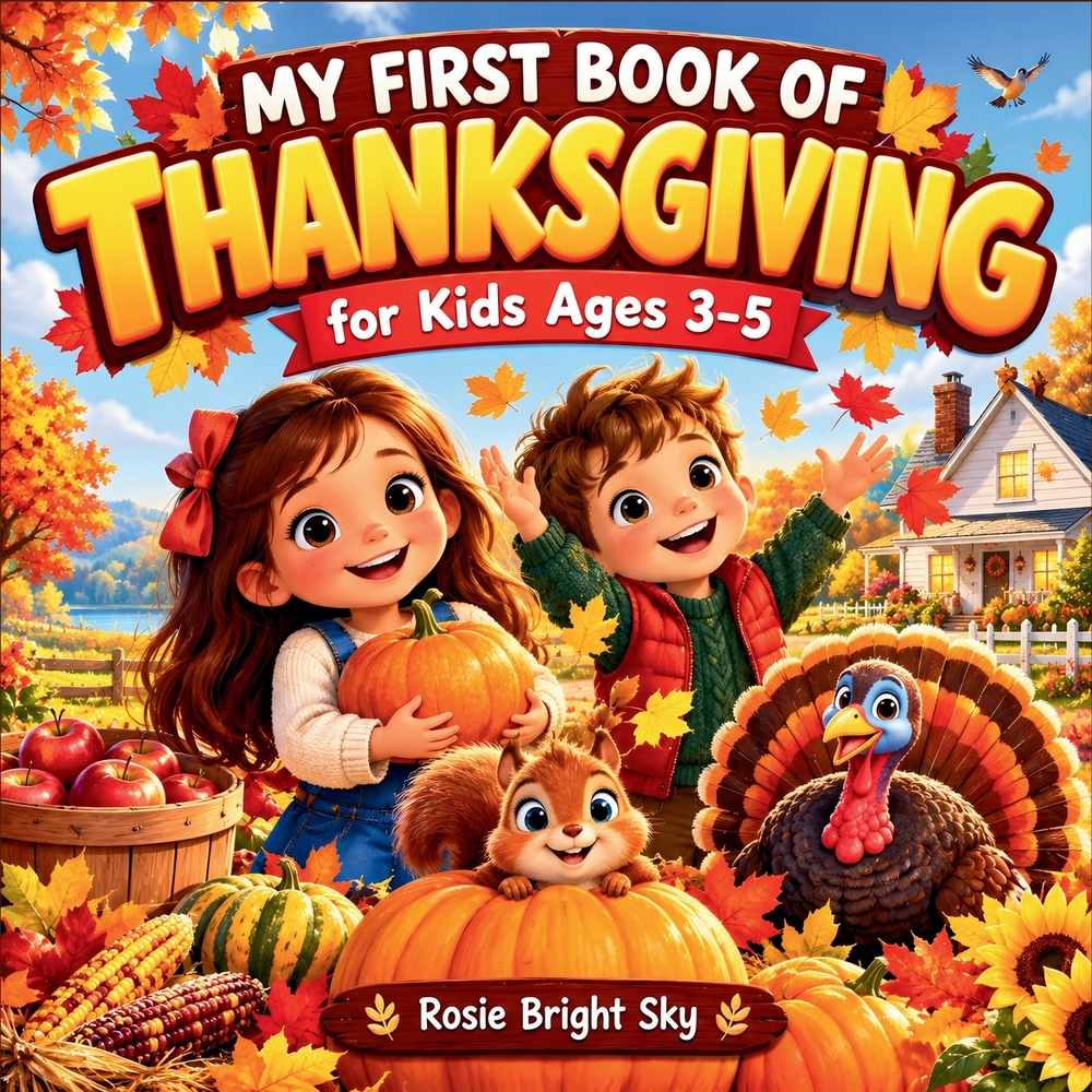My First Book of Thanksgiving for Kids Ages 3-5 cover
