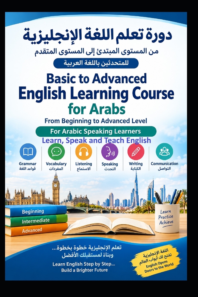 Quick English Learning Course For Arabic Speakers: دورة سريعة لتعلم cover