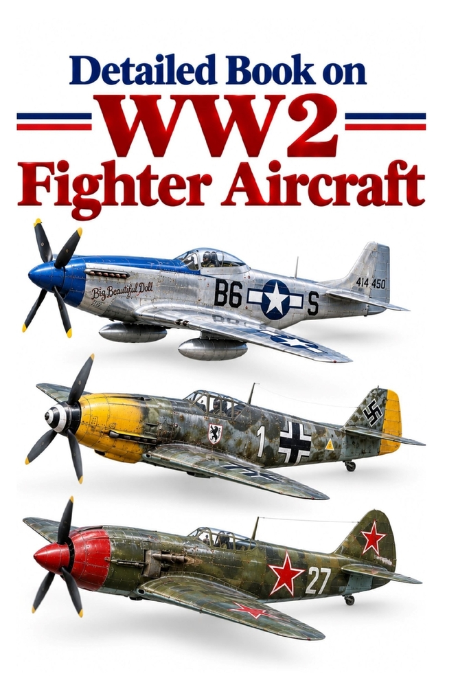 Detailed Book on WW2 Fighter Aircraft cover