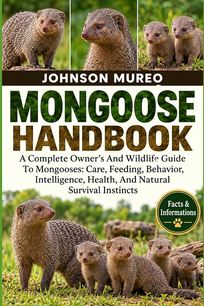 Mongoose Handbook: A Complete Owner's And Wildlife Guide To Mongooses: Care, Feeding, Behavior, Intelligence, Health, And Natural Survival Instincts cover