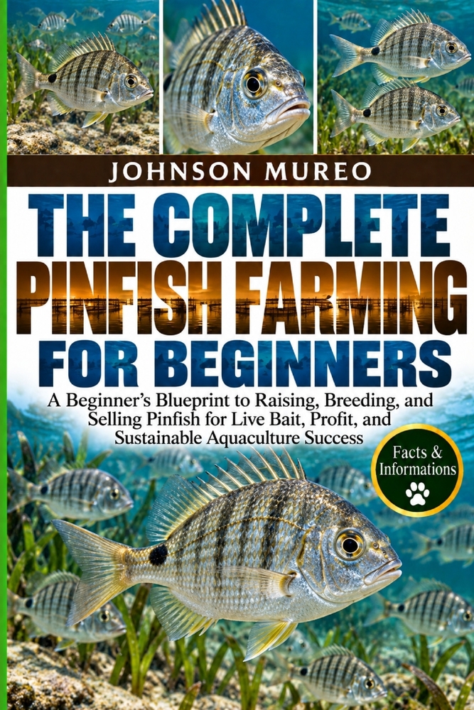 The Complete Pinfish Farming for Beginners: A Beginner's Blueprint to Raising, Breeding, and Selling Pinfish for Live Bait, Profit, and Sustainable Aq cover