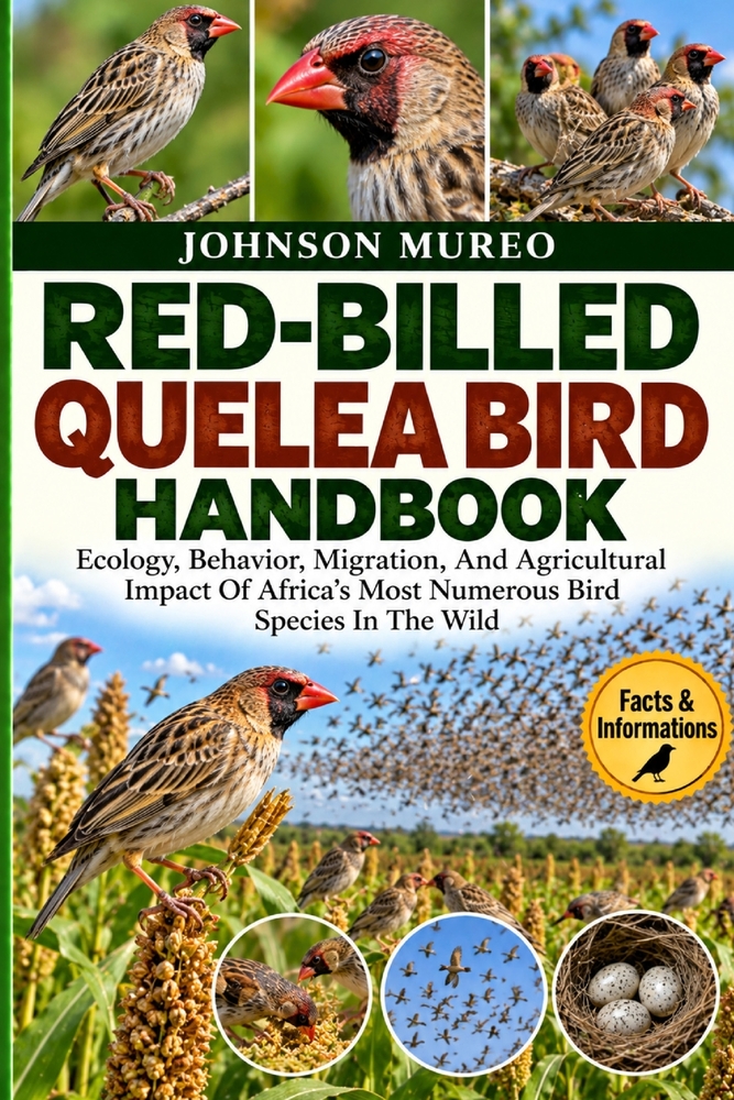Red-Billed Quelea Bird Handbook: Ecology, Behavior, Migration, And Agricultural Impact Of Africa's Most Numerous Bird Species In The Wild cover