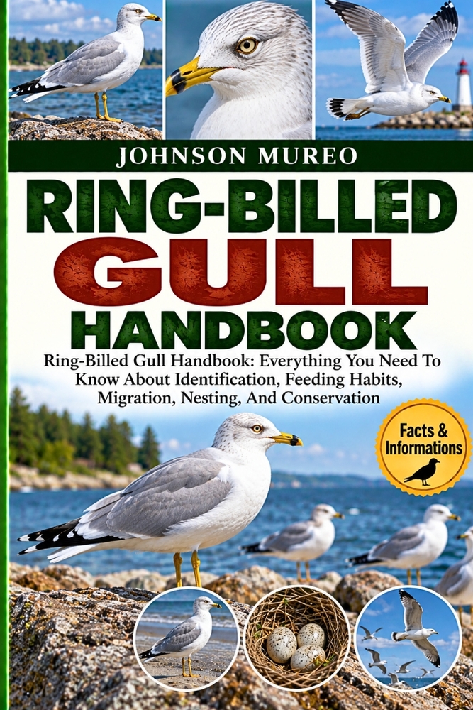 Ring-Billed Gull Handbook: Ring-Billed Gull Handbook: Everything You Need To Know About Identification, Feeding Habits, Migration, Nesting, And Conser cover