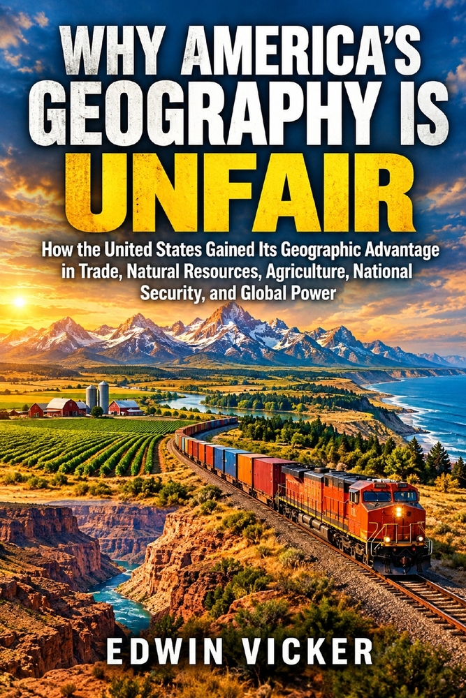 Why America's Geography Is Unfair: How the United States Gained Its Geographic Advantage in Trade, Natural Resources, Agriculture, National Security, cover