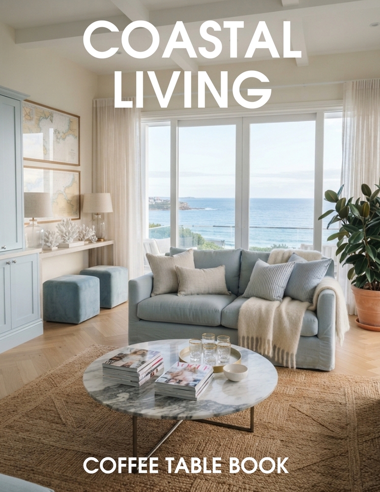 Coastal Living Coffee Table Book: Timeless Seaside Homes, Effortless Elegance, and Inspired Coastal Design cover