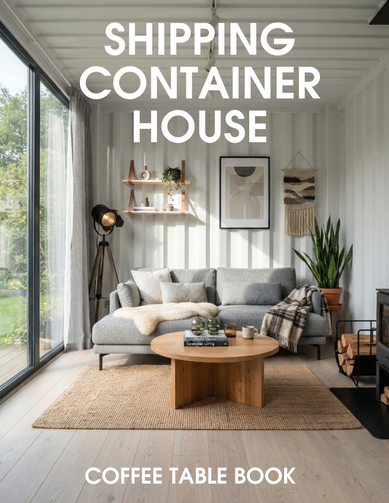 Shipping Container House Coffee Table Book: Innovative Architecture, Modern Interiors, and Creative Container Living cover