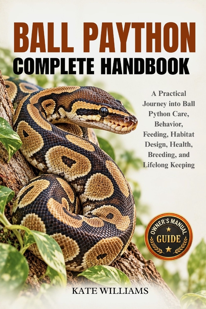 Ball Paython: A Practical Journey into Ball Python Care, Behavior, Feeding, Habitat Design, Health, Breeding, and Lifelong Keeping cover