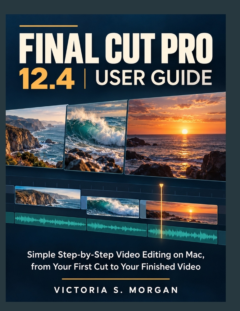 Final Cut Pro 12.4 User Guide: A Simple Step-by-Step Video Editing on Mac, from Your First Cut to Your Finished Video cover