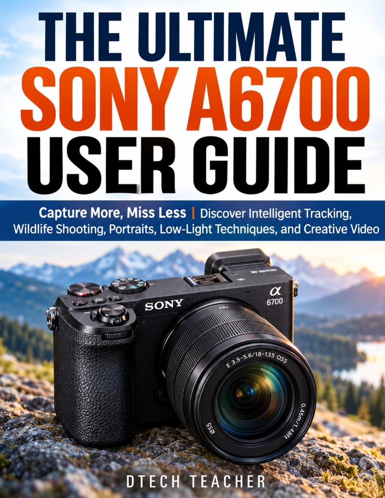 The Ultimate Sony A6700 User Guide: Capture More, Miss Less Discover Intelligent Tracking, Wildlife Shooting, Portraits, Low-Light Techniques, and Cre cover