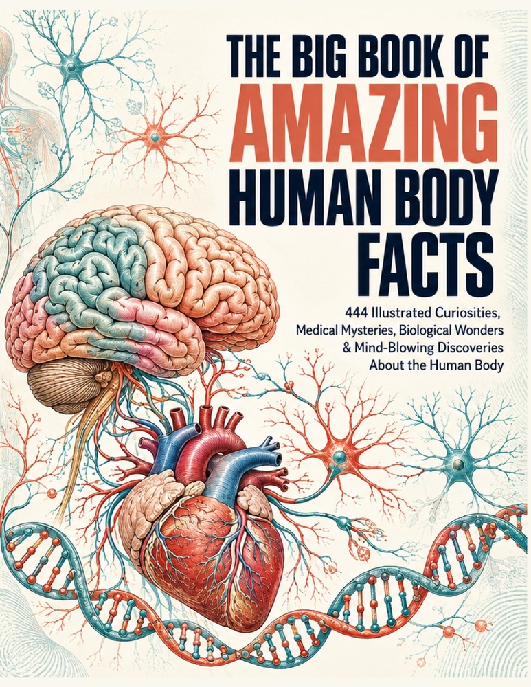 The Big Book of Amazing Human Body Facts: 444 Illustrated Curiosities, Medical Mysteries, Biological Wonders & Mind-Blowing Discoveries About the Huma cover