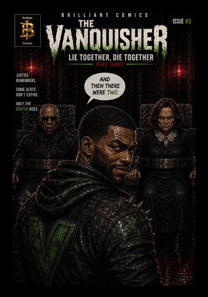 The vanquisher: Lie together, die together part 3 cover