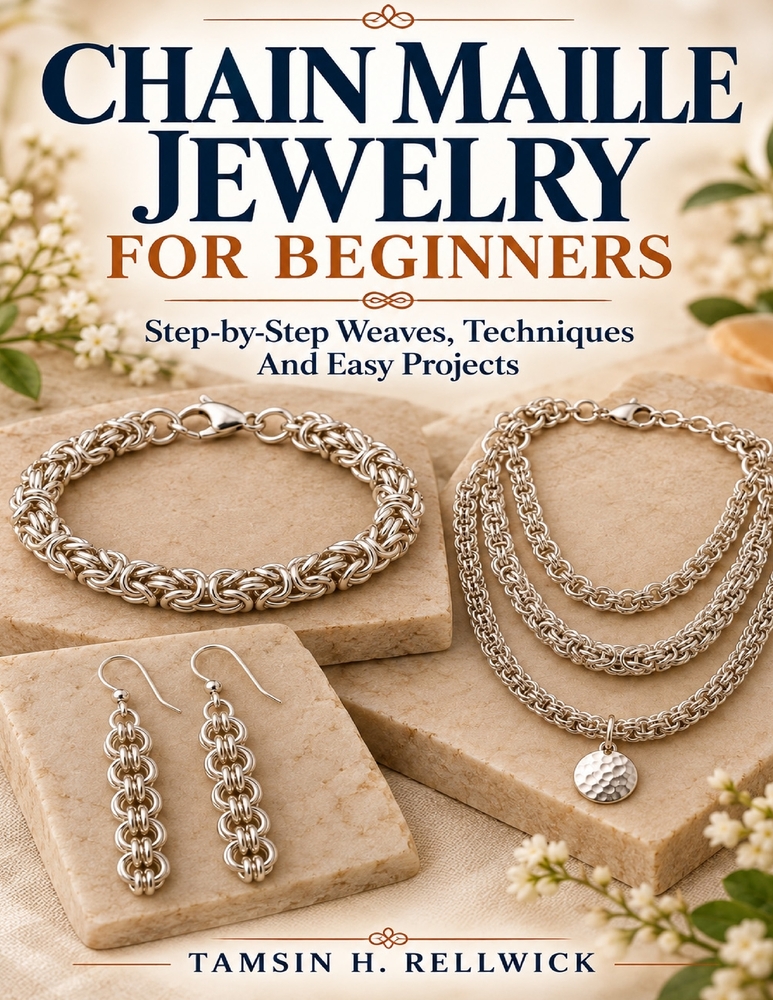Chain Maille Jewelry For Beginners: Step-by-Step Weaves, Techniques And Easy Projects cover